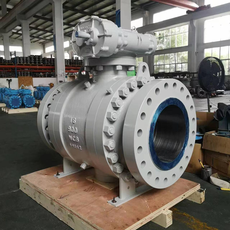 Injap Bebola Dipasang Trunnion