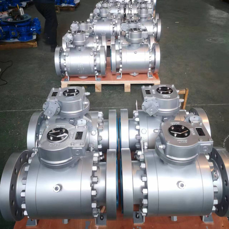 Injap Bebola Dipasang Trunnion Gerbang Penuh